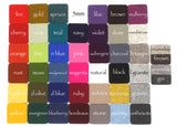 Large 5" Square Wool Felt Coasters 5mm Thick