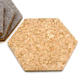 Mid Century Modern Cork Backed Felt Coasters