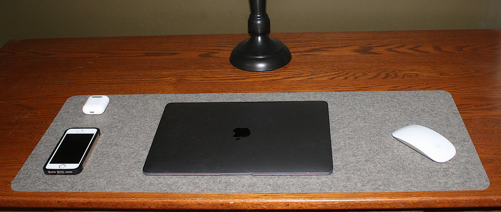 Merino Wool Desk Mat - Felt Desk Pad