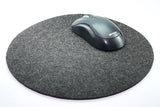 10" Round Mouse Pad in 5mm Thick Merino Wool Felt