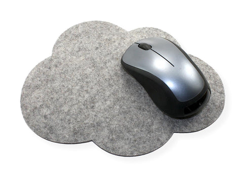 Cloud Mouse Pads in 5mm Thick Virgin Merino Wool Felt