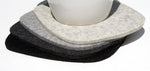 Cobblestones Oversized Wool Felt Coasters in 5mm Thick