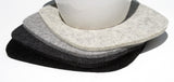 Cobblestones Oversized Wool Felt Coasters in 5mm Thick