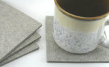Large 5" Square Wool Felt Coasters 5mm Thick