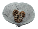 Medium Bowls in 5mm Thick Virgin Merino Wool Felt