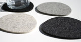 Pebbles Wool Felt Coasters 5mm Thick