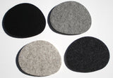 Pebbles Wool Felt Coasters 5mm Thick