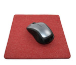 Rectangle Mouse Pads in 5mm Thick Virgin Merino Wool Felt