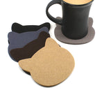 Cat Wool Felt Coasters 5mm Thick